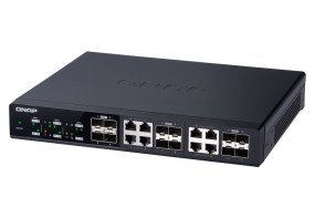 foto de QNAP Switch 12Port Managed 10Gbe SFP+QNAP QSW-M1208-8C - Conmutad