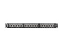 foto de PATCH PANEL LANBERG 24 PUERTOS 1U 19â€? CAT.5E BLINDADO NEGRO