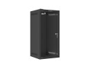 foto de ARMARIO LANBERG MURAL RACK 10 12U/280X310 FLAT PACK NEGRO PUERTA CRISTAL