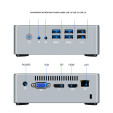 MINI PC LEOTEC VISJE i3-7100U 8GB 128GB Wifi BT 1x HDMI 1x VGA 4x USB 3.0