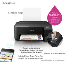 foto de IMPRESORA EPSON IMPRESORA INKJET A4 ECOTANK ET-1810