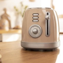 foto de TOSTADOR VERTICAL CECOTEC TOAST AND TASTE 800 VINTAGE LIGHT BEIGE V