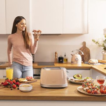 foto de TOSTADOR VERTICAL CECOTEC TOAST AND TASTE 800 VINTAGE LIGHT BEIGE