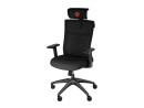 foto de SILLA GAMING GENESIS ASTAT 200 G2 ERGONOMICA GASLIFT 4 120KG NEGRA