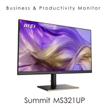 foto de MSI Summit MS321UP 81,3 cm (32) 3840 x 2160 Pixeles 4K Ultra HD LED Negro, Oro