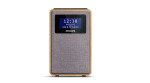foto de Philips TAR5005/10 radio Reloj Digital Gris, Madera