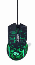 foto de RATON GEMBIRD USB LED GAMING WIRED NEGRO