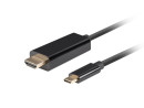 foto de CABLE USB-C A HDMI LANBERG MACHO/MACHO 4K 60HZ 0.5M NEGRO