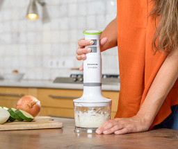 foto de Taurus Bapi 850 Plus Inox 0,7 L Batidora de inmersi?n 850 W Verde, Gris, Acero satinado, Blanco