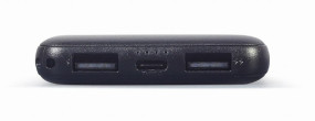 foto de POWERBANK GEMBIRD 5000mAh 1x microUSB A 2x USB-A NEGRO