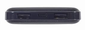foto de POWERBANK GEMBIRD 10000mAh 1x microUSB A 2x USB-A NEGRO