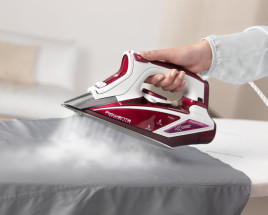 foto de Rowenta Steamforce DW9230 Plancha vapor-seco Suela Microsteam 400 L?ser 2750 W Rojo