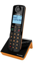 foto de TELEFONO ALCATEL S280 DÃšO EWE BLK/ORANGE