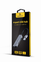 foto de HUB USB DE 4 PUERTOS 1 X USB 3.1 + 3 X USB 2.0)