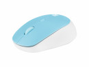 foto de RATON NATEC HARRIER 2 OPTICO INALAMBRICO 1600DPI BLUETOOTH 5.1 AZUL/BLANCO