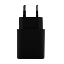 foto de LEOTEC CARGADOR 20W CARGA RAPIDA 1 USB TIPO-C PD 1 USB-A NEGRO