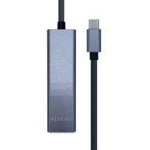 foto de CONVERSOR AISENS USB3.1 GEN1 USB-C ETHERNET GIGABIT 3xUSB3.0 15CM