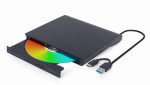 UNIDAD DE DVD GEMBIRD USB EXTERNA NEGRA