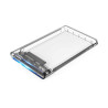 foto de CARCASA EXTERNA HDD 2.5 COOLBOX SCT-2533 USB3.0 TRANSPARENTE