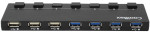 foto de HUB USB COOLBOX USB 7 PUERTOS (4 USB3.0) CON ALIMENTACION