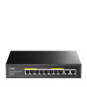 foto de SWITCH CUDY 8-PORT GB POE+SWITCH 2 GB UPLINK PORTS 120W