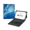foto de FUNDA TABLET SUBBLIM KEYTAB PRO BT TRENDY MARMOL AZUL