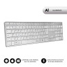 foto de TECLADO SUBBLIM KEYBOARD ADVANCE EXTENDED SILVER