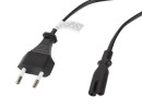 foto de CABLE LANBERG DE ALIMENTACION OCHO CEE 7/16 A IEC320 C7  NEGRO 3M