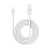 foto de CELLY CABLE TIPO C A LIGHTNING 1METRO BLANCO