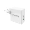 foto de CELLY CARGADOR RED USB Y TIPO C 30 W BLANCO
