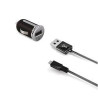 foto de CELLY CARGADOR COCHE TURBO 2 4AH+CABLE MICRO NEG