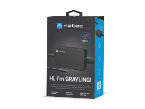 foto de CARGADOR NATEC GRAYLING USB-C 45W PARA PORTATILES, TABLETS, SMARTPHONES