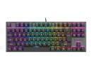 foto de TECLADO GAMING GENESIS THOR 303 TKL RGB NEGRO MECANICO SWITCH OUTEMU ROJO