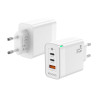 foto de CARGADOR GAN AISENS 65W 2XUSB-C PD3.0 QC4.0 1XUSB-A QC3.0 BLANCO