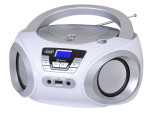 foto de BOOMBOX ESTEREO PORTÁTIL CD BLUETOOTH USB AUX-IN TREVI CMP 544 BT BLANCO