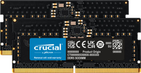 foto de DDR5 SODIMM CRUCIAL 2 X 8GB 4800