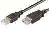 foto de CABLE DE EXTENSION USB 2.0 A A A M/F, AWG28, DE 1,0 METRO.