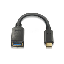 foto de CABLE AISENS USB 3.1 GEN1 5GBPS 3A TIPO USB-C/M-A/H 15CM NEGRO