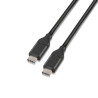 foto de CABLE AISENS USB 3.1 GEN2 10GBPS 3A USB-C M-USB-C M NEGRO 1.0M