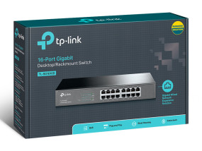 foto de SWITCH TP LINK TL-SG1016 Desktop/ 16x1G