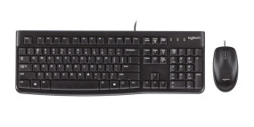 foto de COMBO TECLADO RATON LOGITECH MK120 USB NEGRO