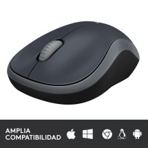 foto de RATON LOGITECH M185 GRIS RF INALAMBRICO PILAS