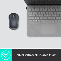 foto de RATON LOGITECH M185 GRIS RF INALAMBRICO PILAS