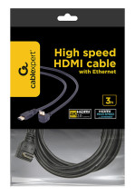 foto de CABLE HDMI GEMBIRD MACHO MACHO 4K 3D 90 GRADOS 3M