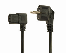foto de CABLE ALIMENTACION GEMBIRD SCHUKO A C13 90 GRADOS 1,8M