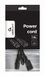 foto de CABLE ALIMENTACION GEMBIRD EXTENSION C13 MACHO A C14 HEMBRA 1,8M