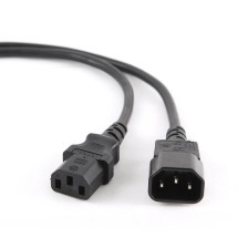 foto de CABLE ALIMENTACION GEMBIRD EXTENSION C13 MACHO A C14 HEMBRA 1,8M