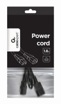 foto de CABLE ALIMENTACION GEMBIRD EXTENSION C13 MACHO A C14 HEMBRA 1,8M