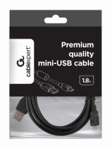 foto de CABLE USB GEMBIRD 2.0 A MINI USB MACHO MACHO 1,8M