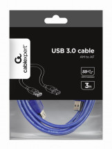 foto de CABLE USB GEMBIRD EXTENSION USB 3.0 MACHO HEMBRA 3M